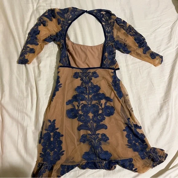 For Love and Lemons Blue Temecula dress - Picture 3 of 7